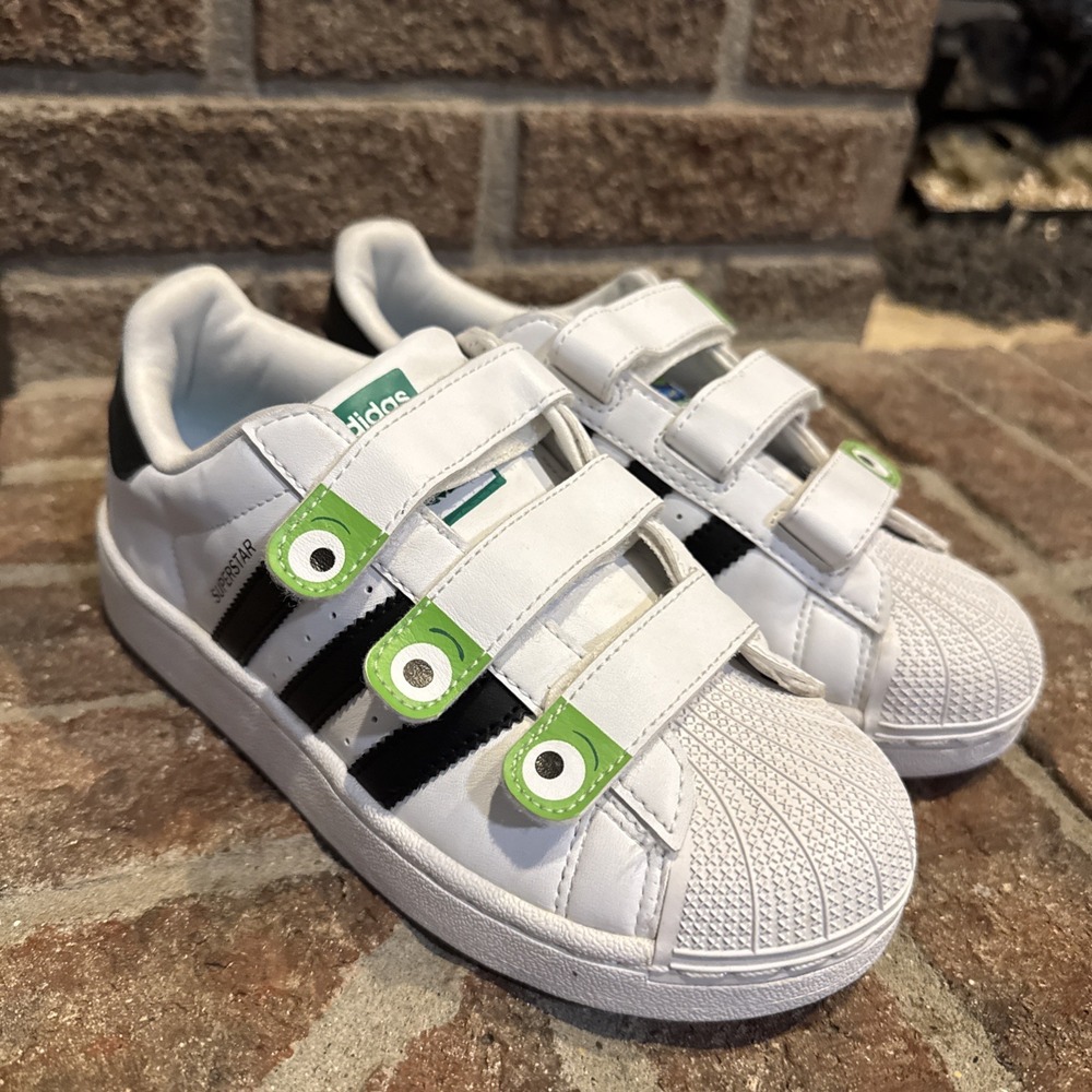 adidas Originals x Disney Superstar II Size 2 Toy Story Alien Kids Casual JI0091